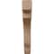 Ekena Millwork 1 3/4"W x 8 1/2"D x 11"H Bedford Wood Bracket, Mahogany BKTW02X09X11BEGM - alternate 3